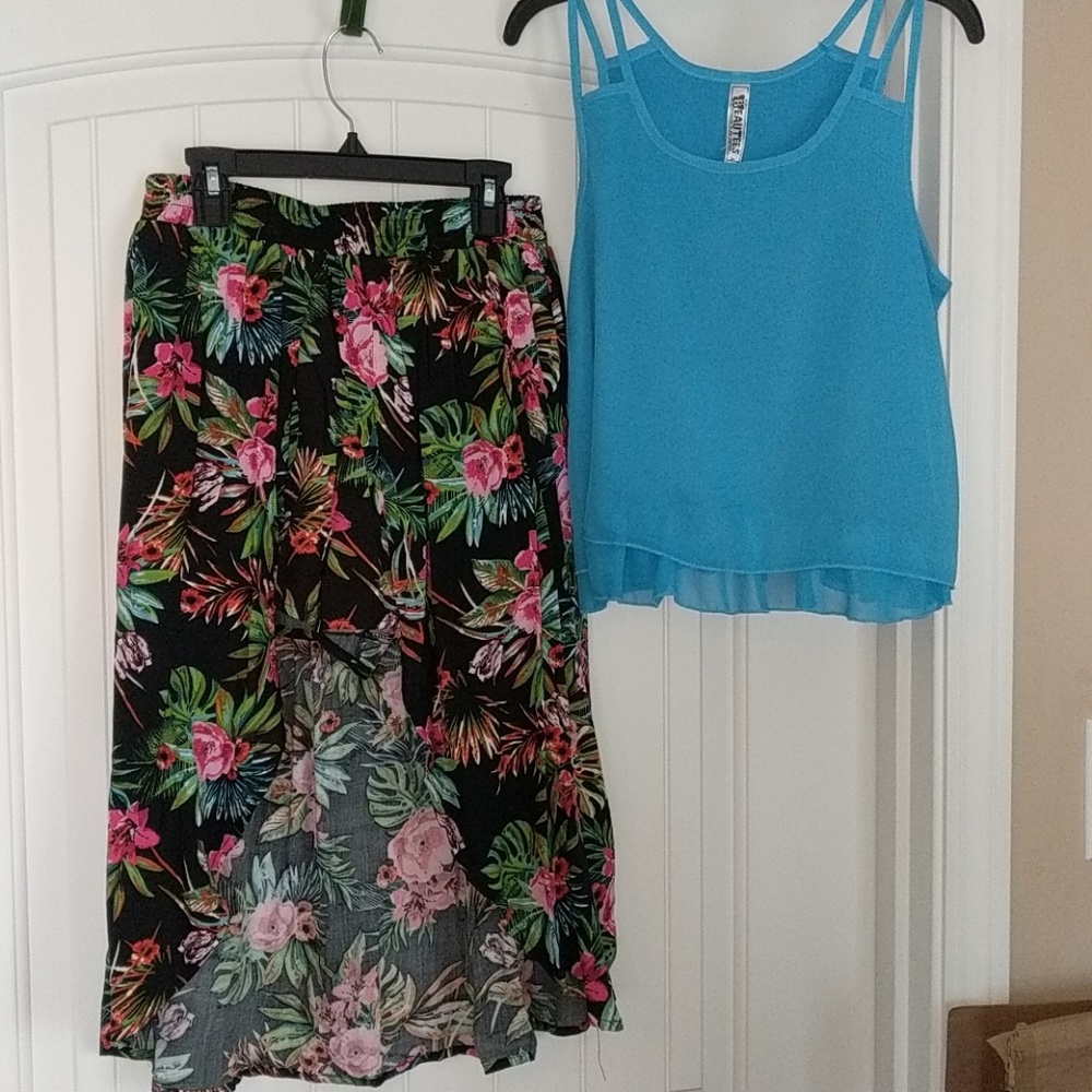 NWT Beautees girls XL 2 piece set
